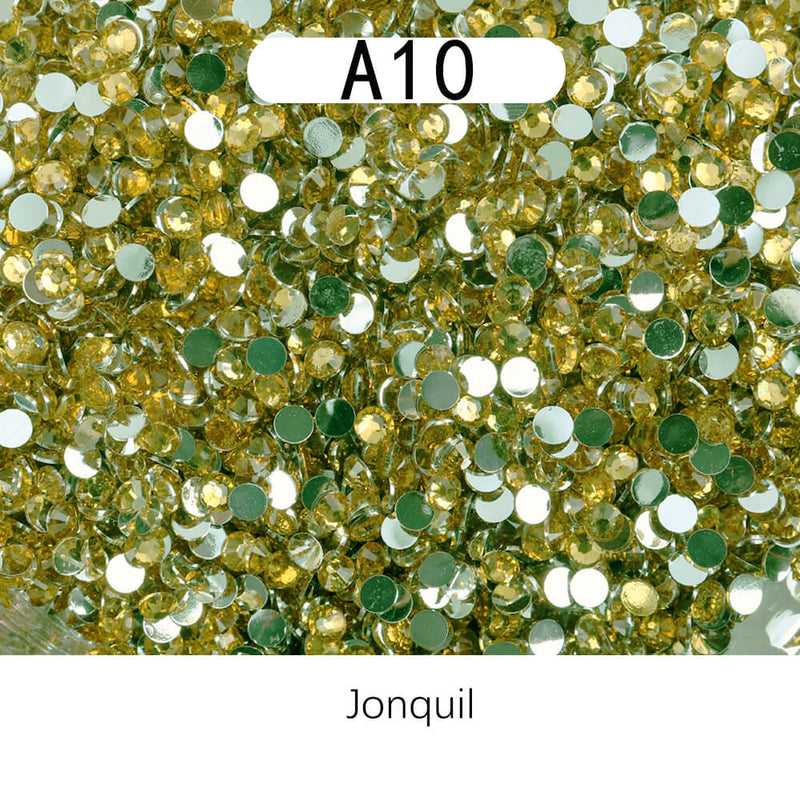 The Silver Bottom Rhinestones 5MM-600g in wholesale bag （free shipping）