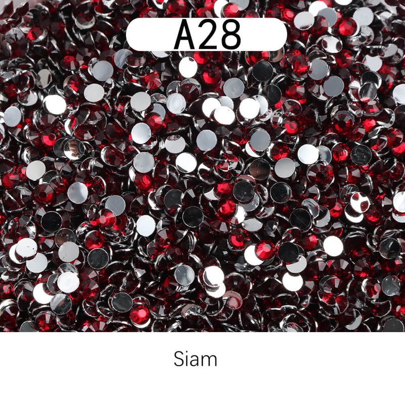 The Silver Bottom Rhinestones 5MM-600g in wholesale bag （free shipping）