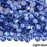 rainbow color glass rhinestone 1440PCS