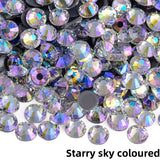 rainbow color glass rhinestone 1440PCS