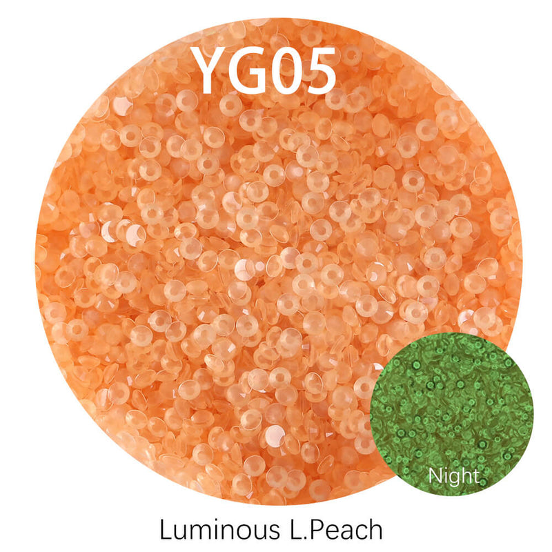 The Luminous Rhinestones 4MM-600g in wholesale bag （free shipping）