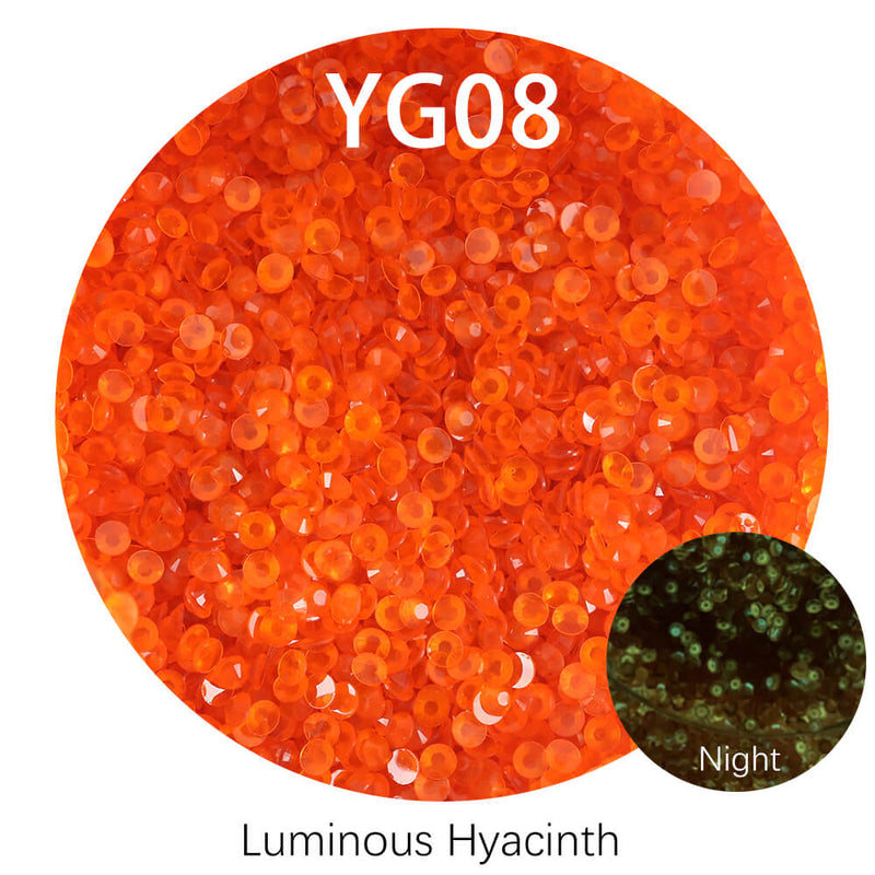 The Luminous Rhinestones 3MM-600g in wholesale bag （free shipping）