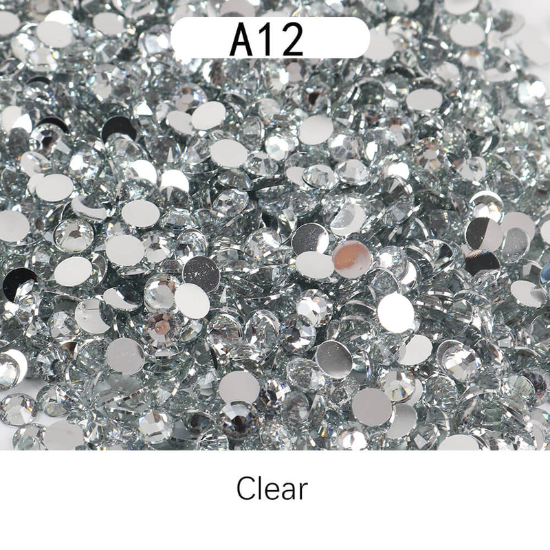 The Silver Bottom Rhinestones 3MM-600g in wholesale bag （free shipping）