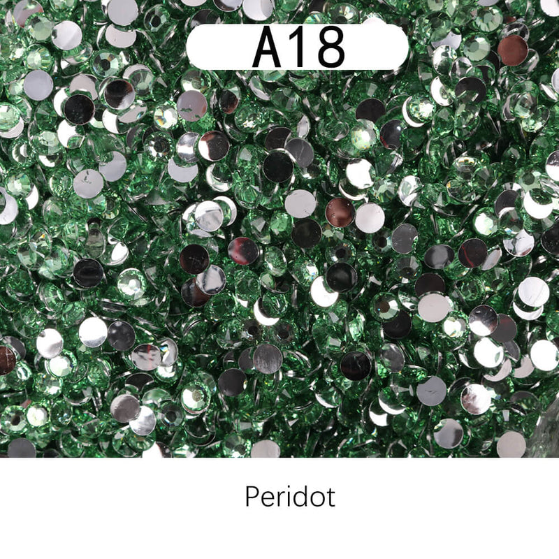 The Silver Bottom Rhinestones 3MM-600g in wholesale bag （free shipping）