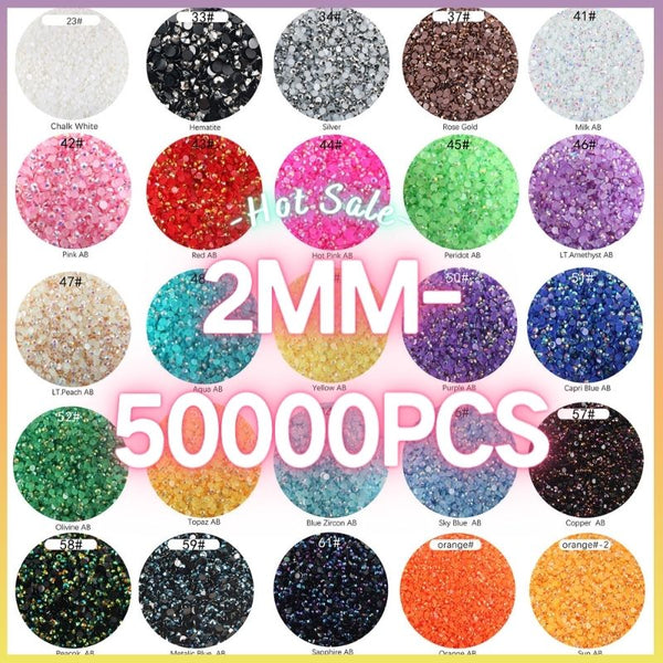 The Jelly Rhinestones 2MM-100000PCS-170g  (free shipping)