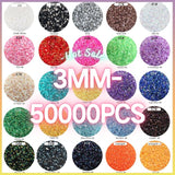 The Jelly AB Rhinestones 3MM-600g in wholesale bag （free shipping）