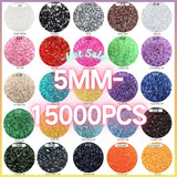 The Jelly AB Rhinestones 5MM-600g in wholesale bag （free shipping）