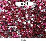 The Silver Bottom Rhinestones 5MM-600g in wholesale bag （free shipping）