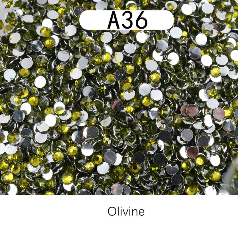 The Silver Bottom Rhinestones 5MM-600g in wholesale bag （free shipping）