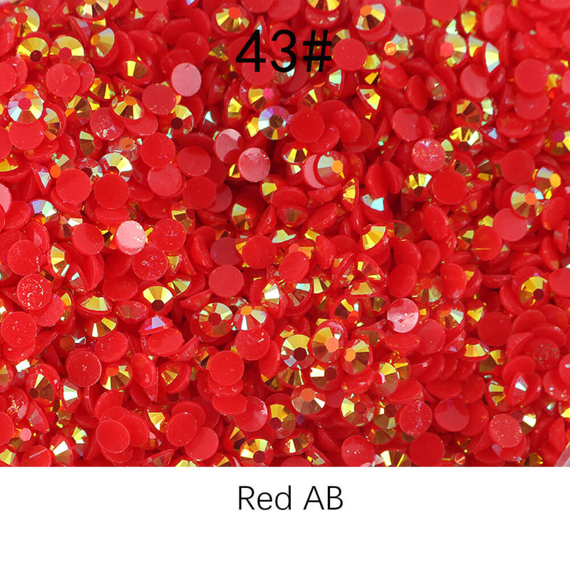 The Jelly AB Rhinestones 3MM-600g in wholesale bag （free shipping）