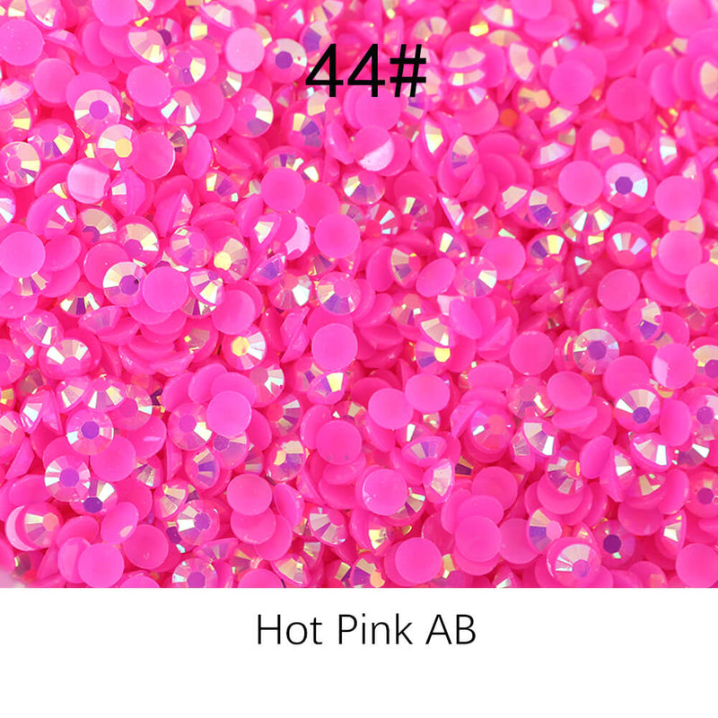 The Jelly AB Rhinestone in Bear Bottle 5MM-10000pcs-200g （free shipping）