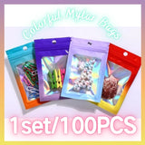 Colorful Mylar Bags（1Set-100PCS）- Free Shipping