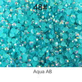 The Jelly AB Rhinestones 5MM-600g in wholesale bag （free shipping）