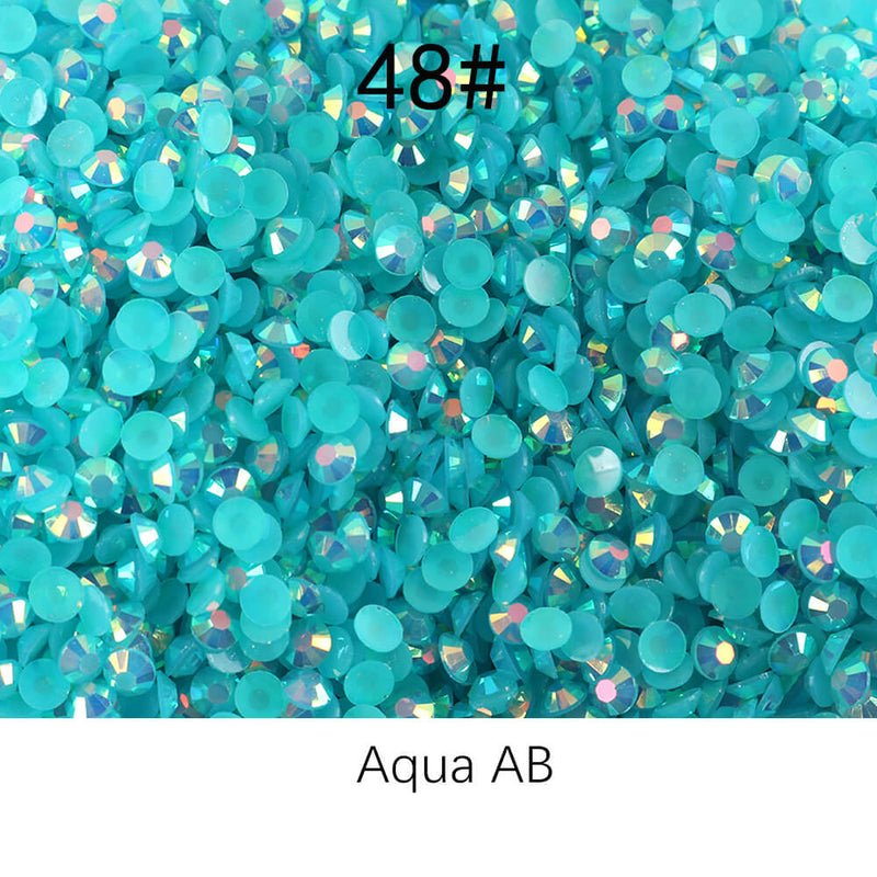 The Jelly AB Rhinestones 5MM-600g in wholesale bag （free shipping）