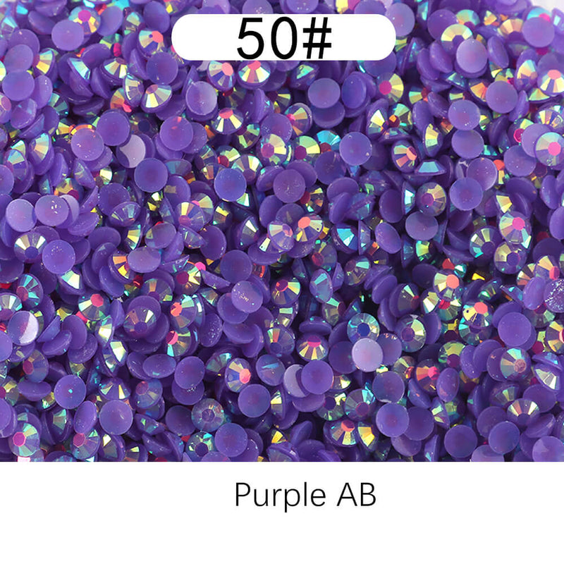 The Jelly AB Rhinestone in Bear Bottle 4MM-17000pcs-200g （free shipping）