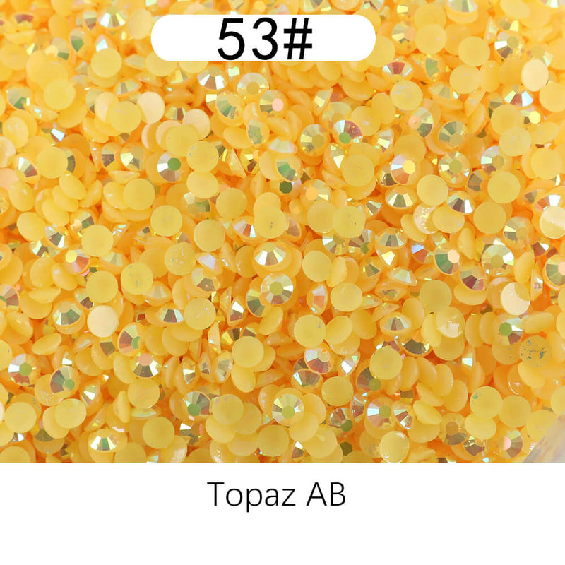 The Jelly AB Rhinestones 5MM-600g in wholesale bag （free shipping）