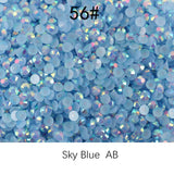 The Jelly AB Rhinestones 3MM-600g in wholesale bag （free shipping）