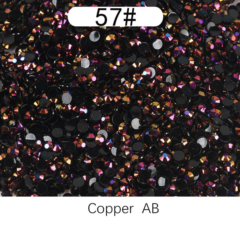 The Jelly AB Rhinestones 5MM-600g in wholesale bag （free shipping）