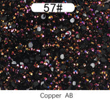 The Jelly AB Rhinestones 3MM-600g in wholesale bag （free shipping）