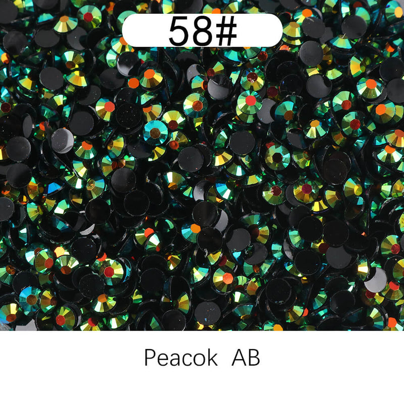 The Jelly AB Rhinestones 3MM-600g in wholesale bag （free shipping）