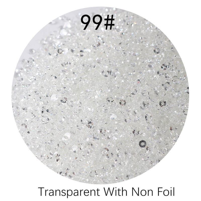 The Transperant Rhinestones 3MM-600g in wholesale bag （free shipping）