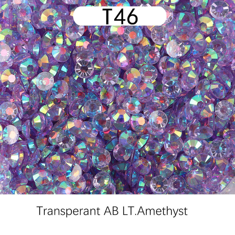 The Transperant Rhinestones AB 6MM-50g  (free shipping)