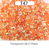 The Transperant Rhinestones AB 6MM-50g  (free shipping)