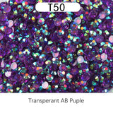 The Transperant Rhinestones AB 6MM-50g  (free shipping)