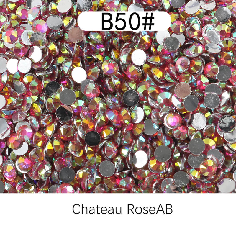 The Silver Bottom Rhinestones AB 5MM-600g in wholesale bag （free shipping）