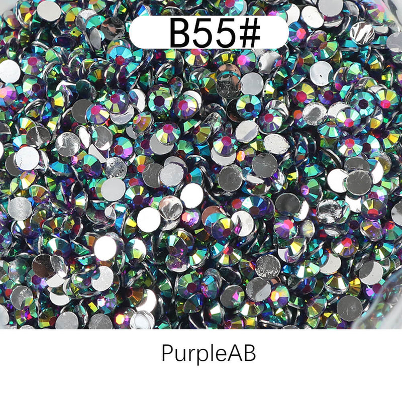 The Silver Bottom Rhinestones AB 6MM- 50g  (free shipping)