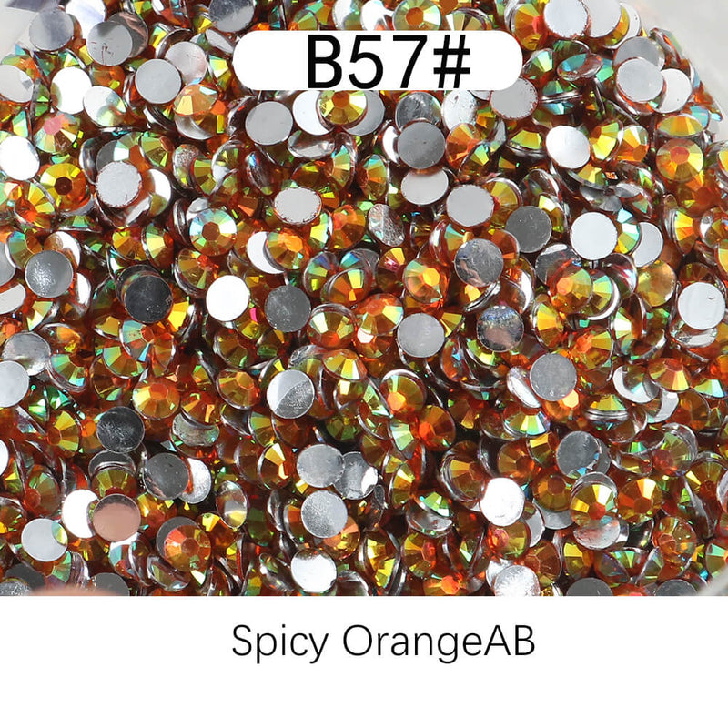 The Silver Bottom Rhinestones AB 6MM- 50g  (free shipping)