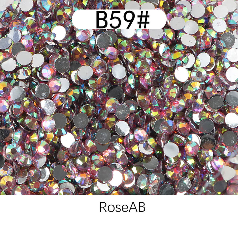 The Silver Bottom Rhinestones AB 3MM- 50g   (free shipping)