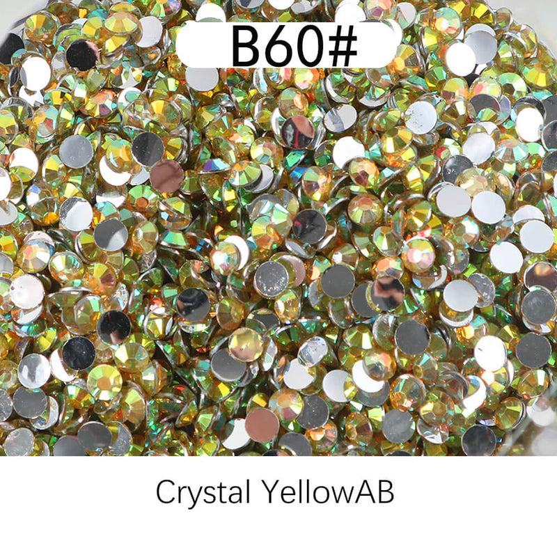 The Silver Bottom Rhinestones AB 6MM- 50g  (free shipping)