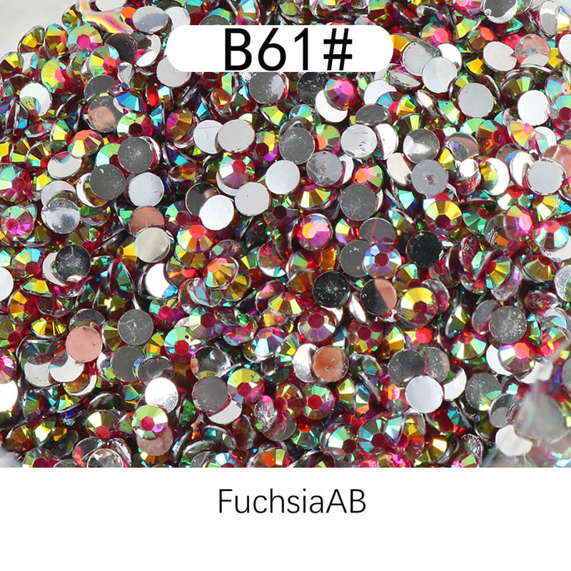 The Silver Bottom Rhinestones AB 5MM-600g in wholesale bag （free shipping）