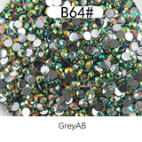 The Silver Bottom Rhinestones AB 6MM- 50g  (free shipping)